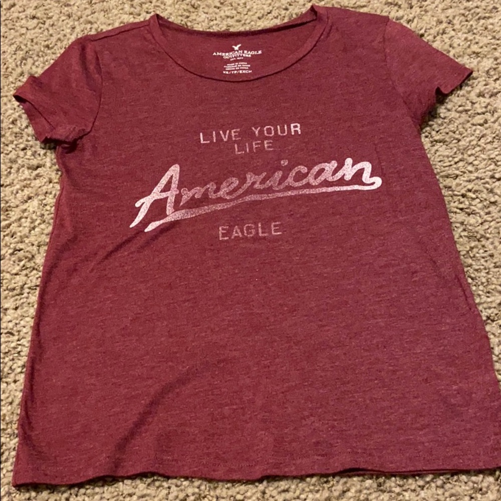 american eagle shirt size xs